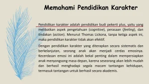 Cara Efektif Menghadapi Tantangan Pendidikan Karakter Di Era Modern