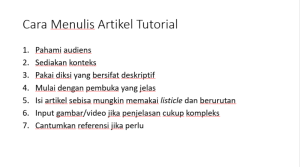 Cara Praktis Menulis Artikel Blog Agar Hasil Maksimal Panduan Lengkap Untuk Konten Berdampak