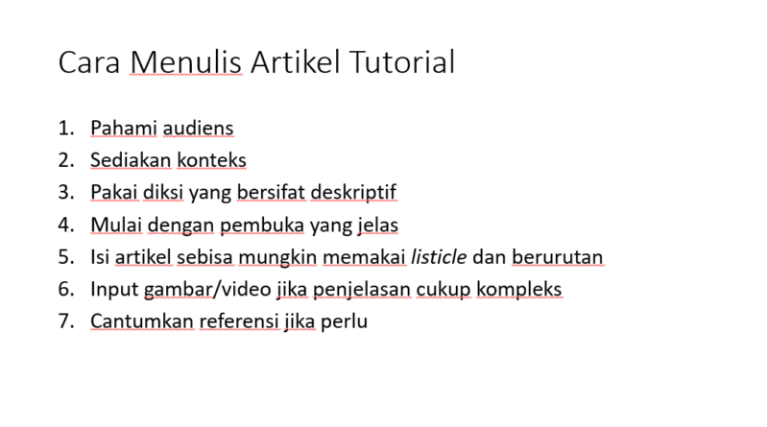 Cara Praktis Menulis Artikel Blog Agar Hasil Maksimal Panduan Lengkap Untuk Konten Berdampak